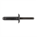 Black Nylon Blind Rivets for Ford / G.M. - 1/4" (6.40mm) Diameter - Replaces Ford # KA01500Z1, G.M. # 14063981